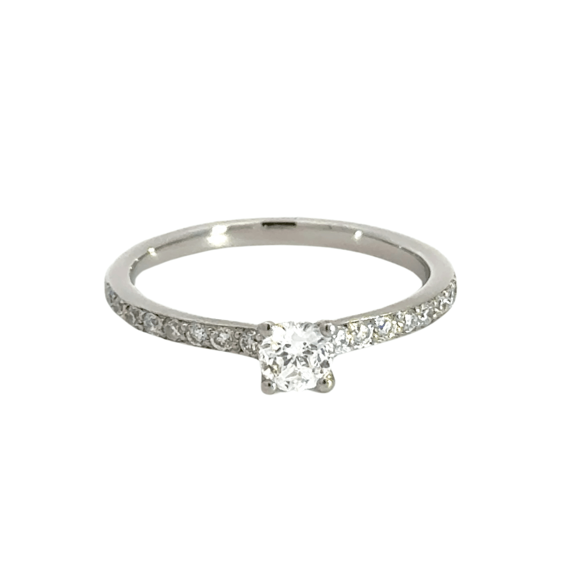 Platinum Solitaire Diamond Ring Aces Jewellers 