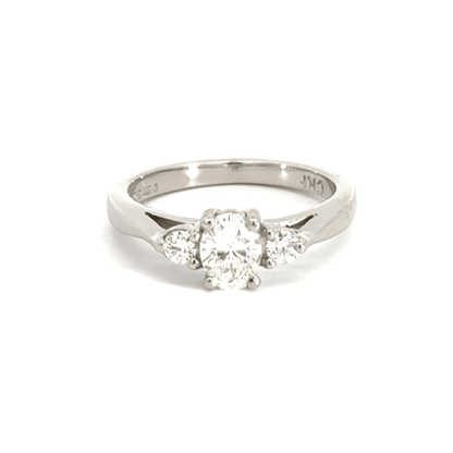 Platinum 3 Stone Diamond Ring Aces Jewellers 