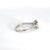 18CT White Gold Baguette & Round Halo Diamond Ring Aces Jewellers 