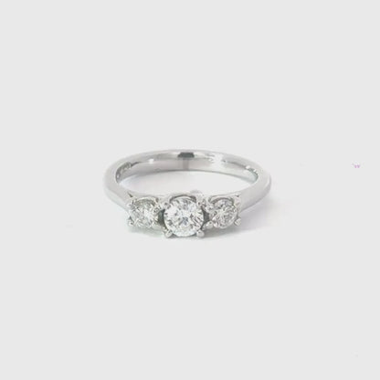 Platinum Trilogy Diamond Ring