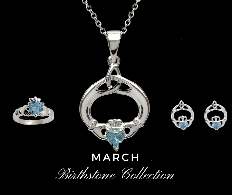 March birthstone ring Silver Aces Jewellers 