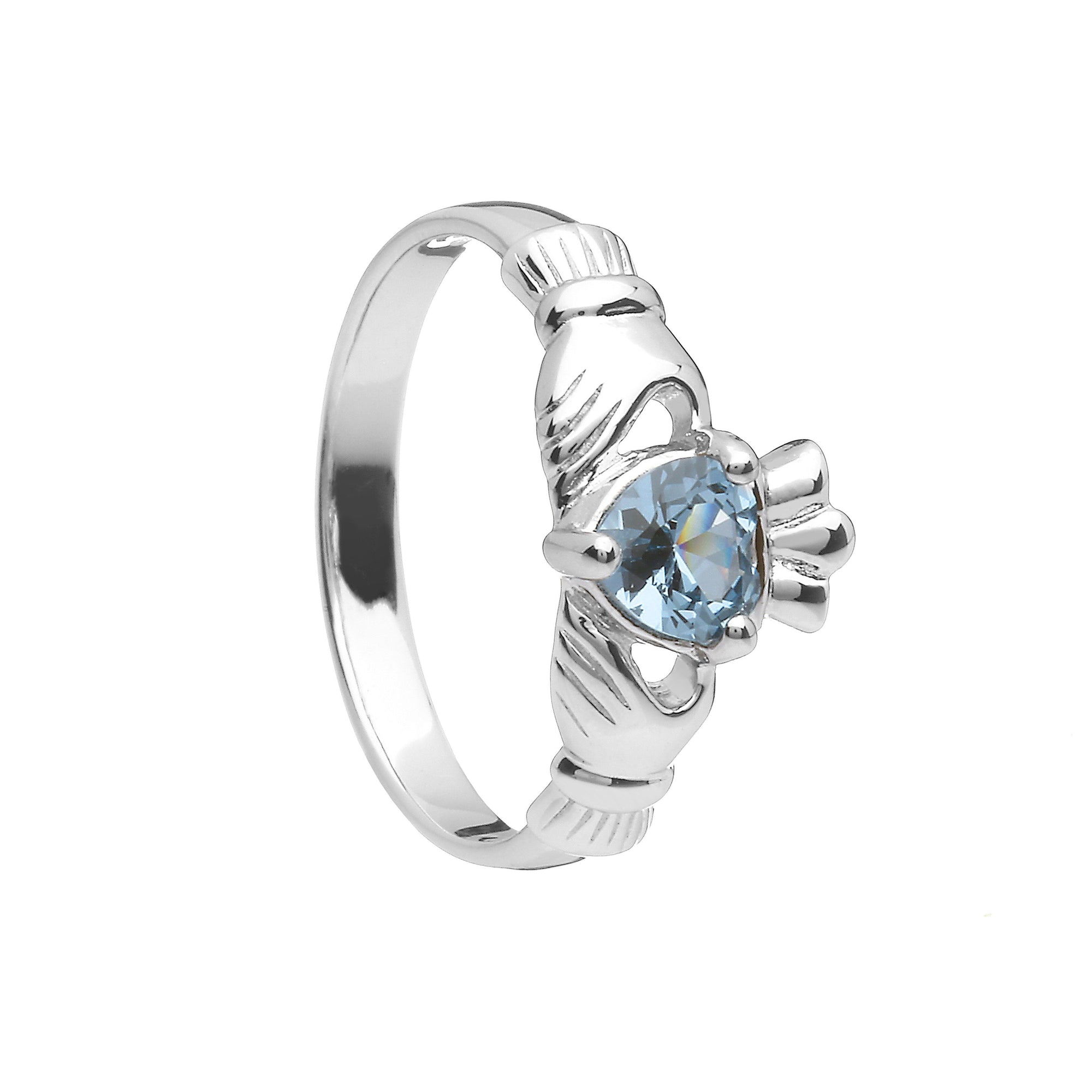 March birthstone ring Silver Aces Jewellers 
