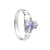June Birthstone Claddagh Ring Sterling silver claddagh birthstone ring Aces Jewellers 