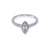 18ct White Gold Marquise Shape Halo Style Diamond Ring Aces Jewellers 