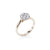 9ct Gold Cluster Engagement ring Aces Jewellers 