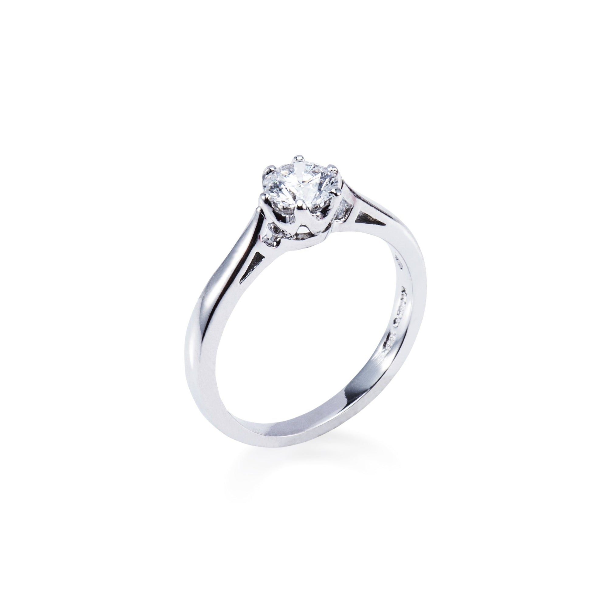 PLATINUM SOLITAIRE ENGAGEMENT RING Aces Jewellers 