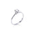 Platinum solitaire diamond engagement ring Aces Jewellers 